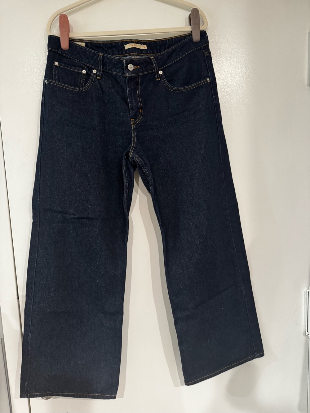 Levi's low loose Dark Indigo Wide Leg Jeans